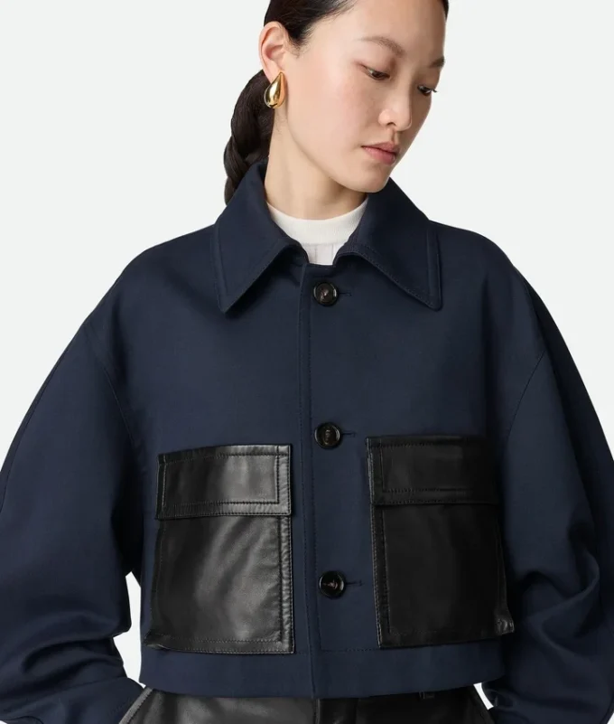 Veste en laine et coton Veste en laine et coton