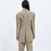 Veste en laine et lin mélangés Veste en laine et lin mélangés
