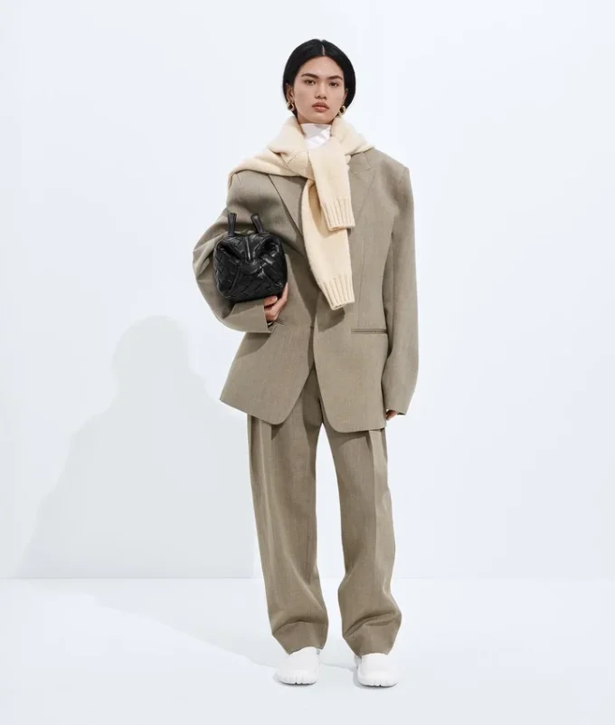 Veste en laine et lin mélangés Veste en laine et lin mélangés