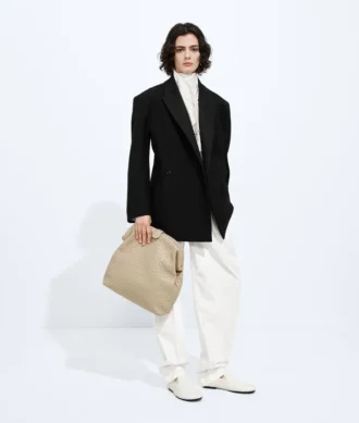 Veste en laine et mohair à fente