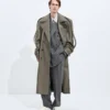 Manteau en cuir