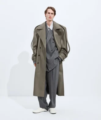 Manteau en cuir