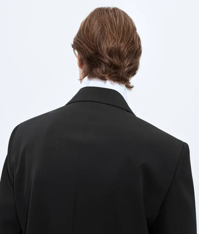 Veste en twill de laine légère Veste en twill de laine légère