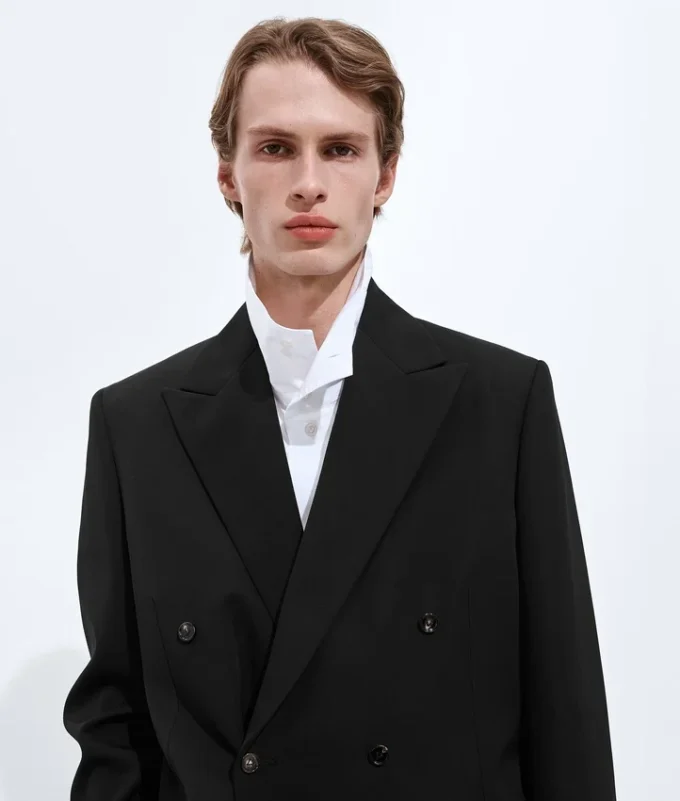 Veste en twill de laine légère Veste en twill de laine légère