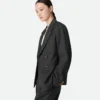 Veste en twill de laine Mouline