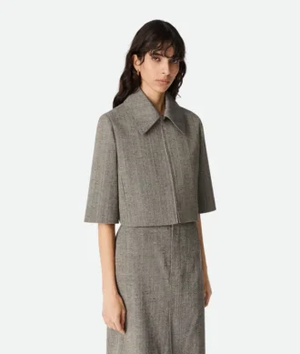 Veste en viscose et soie