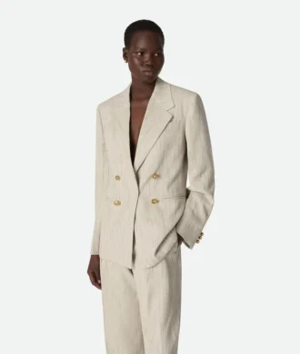 Veste en viscose et soie