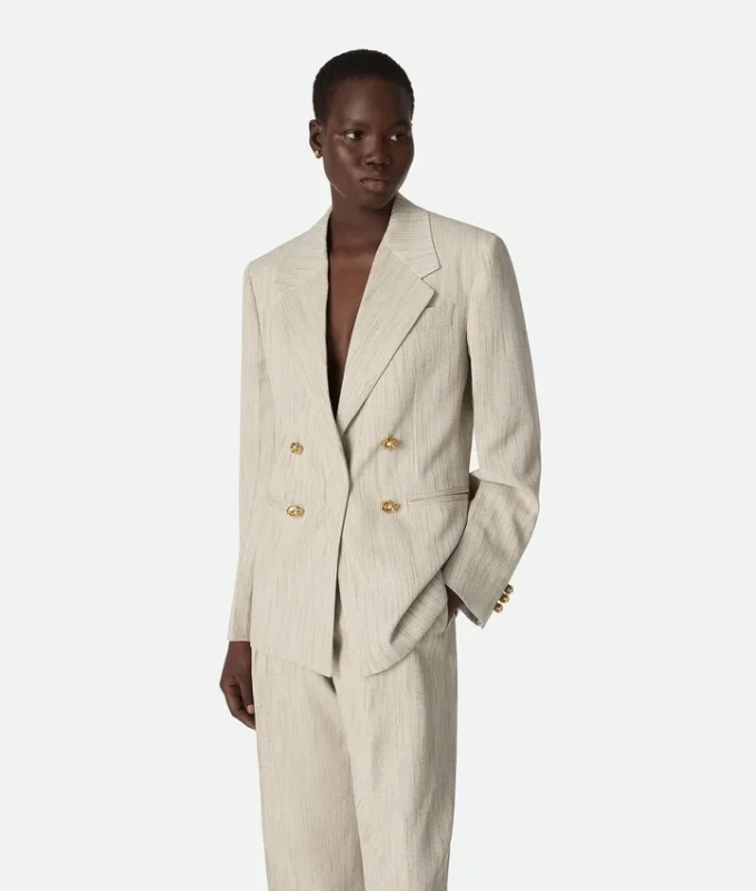 Veste en viscose et soie Veste en viscose et soie