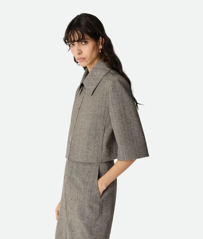 Veste en viscose et soie Veste en viscose et soie