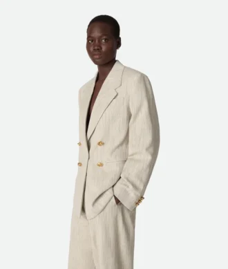 Veste en viscose et soie