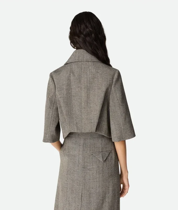 Veste en viscose et soie Veste en viscose et soie