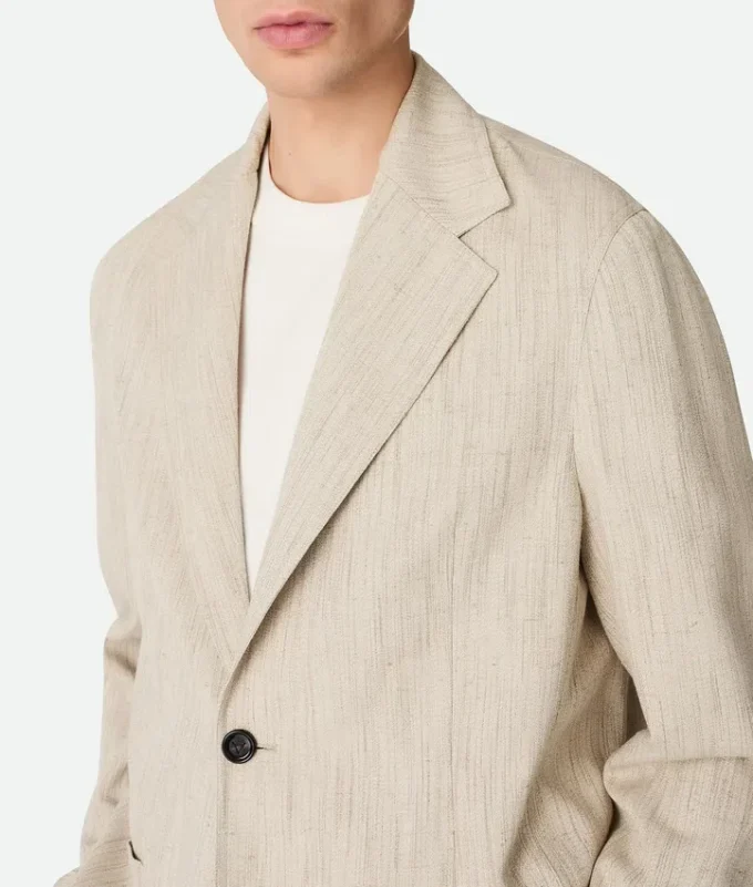 Veste en viscose et soie