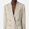 Veste en viscose et soie Veste en viscose et soie