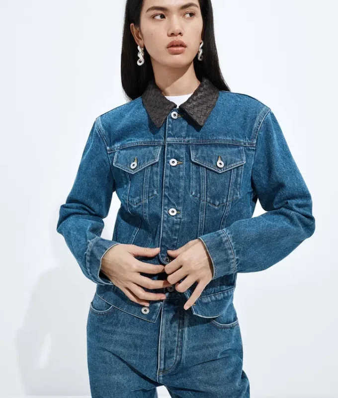 Veste indigo moyen