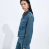 Veste indigo moyen