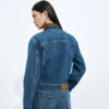 Veste indigo moyen