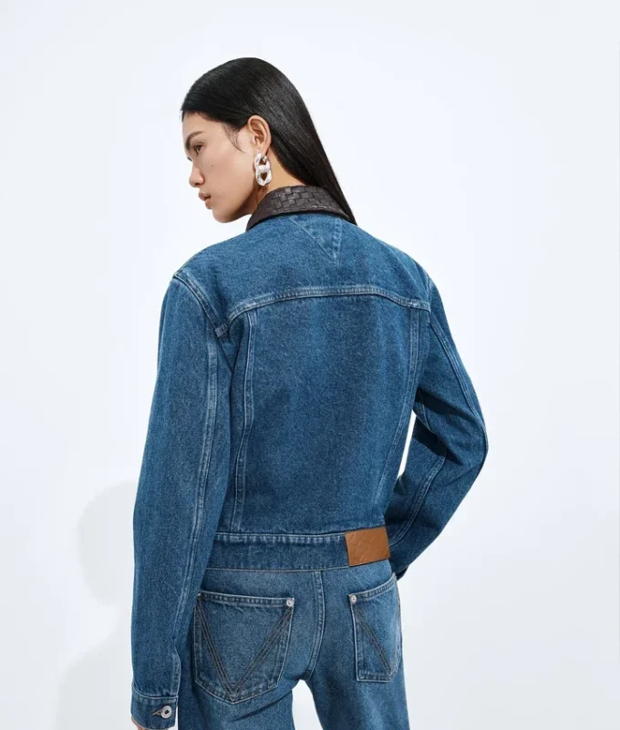 Veste indigo moyen