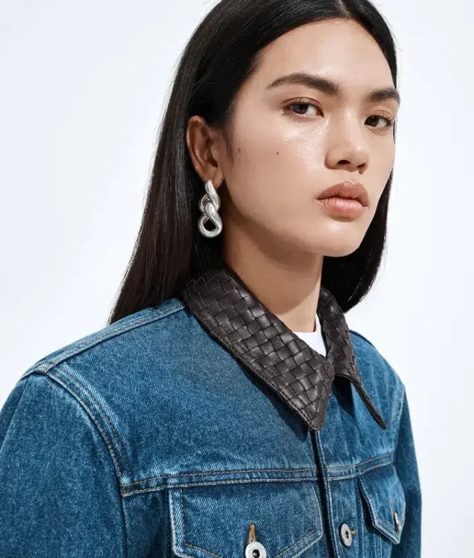 Veste indigo moyen